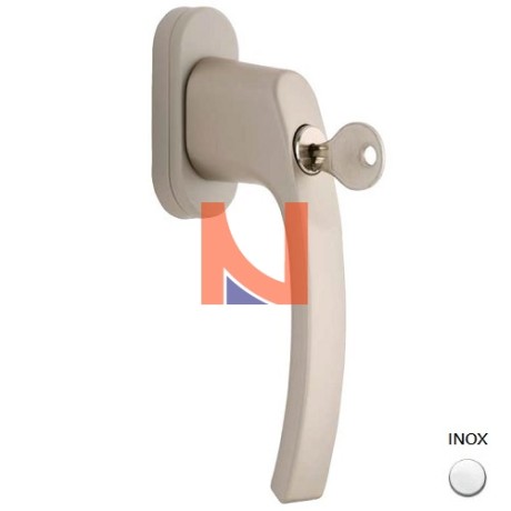 MANIGLIA DK NEPTUN CON CHIAVE 7X40 INOX GU R-4521151-40-8