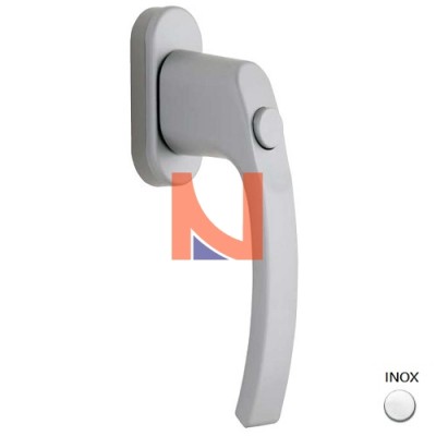 MANIGLIA DK NEPTUN CON PULSANTE 7X40 INOX GU R-4521152-40-8