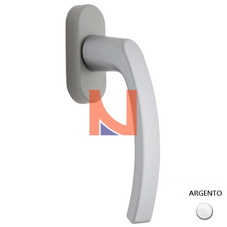 MANIGLIA DK NEPTUN 7X40 ARGENTO GU R-4521150-40-1