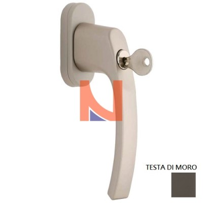 MANIGLIA DK NEPTUN CON CHIAVE 7X40 TESTA DI MORO GU R-4521151-40-5