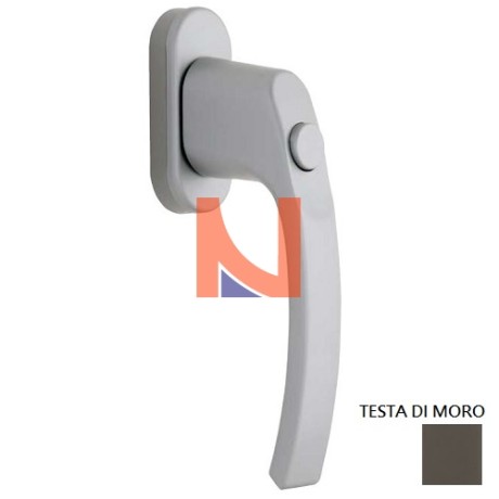 MANIGLIA DK NEPTUN CON PULSANTE 7X40 TESTA DI MORO GU R-4521152-40-5