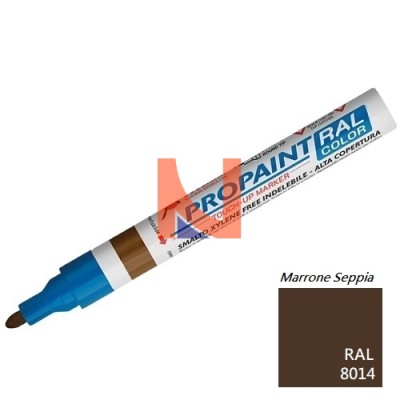 PENNARELLO RAL 8014 PER RITOCCHI MARRONE SEPPIA