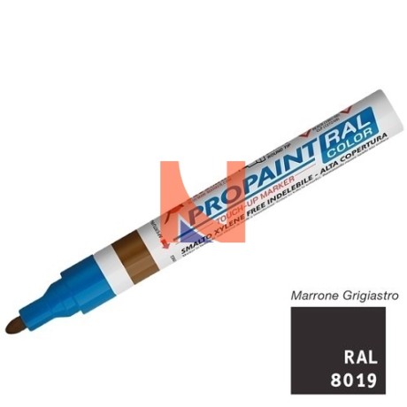 PENNARELLO RAL 8019 PER RITOCCHI MARRONE GRIGIASTRO