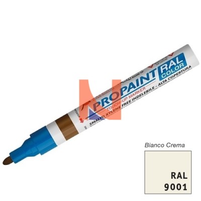 PENNARELLO RAL 9001 PER RITOCCHI BIANCO CREMA