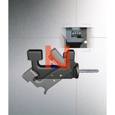 FERMO IMPOSTA AUTOMATICO CON AMMORTIZZATORE E VITE DA 150 MM