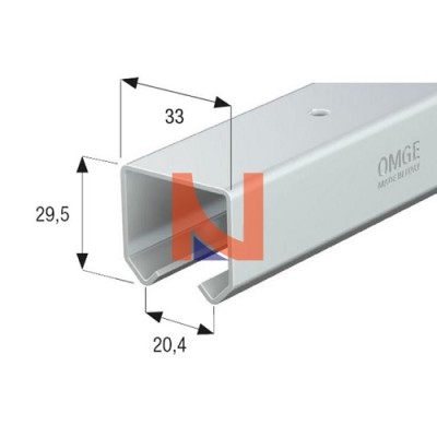BINARIO SUPERIORE OMGE PER SCORREVOLE – MINIMO RASABILE 1M