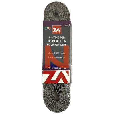 CINTINO STRETTO PER TAPPARELLE IN POLIPROPILENE LARGH. 18 MM – 7,5 MT