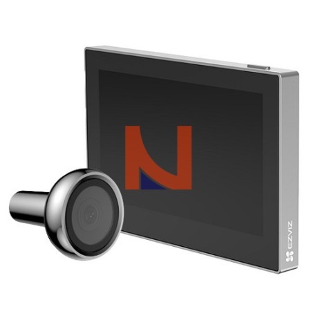SPIONCINO WI-FI CON SCHERMO INTERNO SENZA FILI 1080P COLORE ARGENTO
