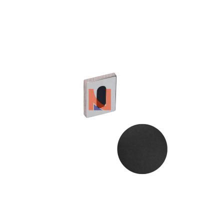 COPPIA BOCCHETTE PATENT QUADRATE COLOMBO DESIGN ZERO EVOLUTION NERO MAT