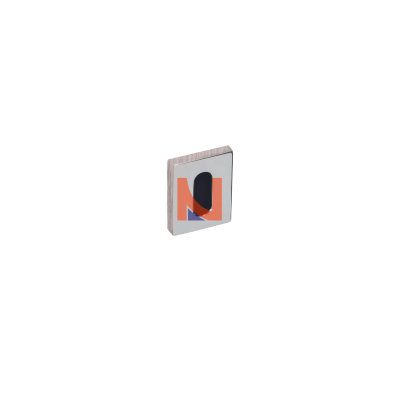 COPPIA BOCCHETTE PATENT QUADRATE COLOMBO DESIGN ZERO EVOLUTION CROMO