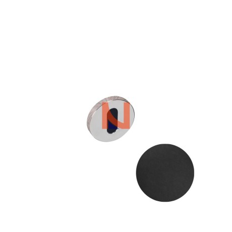 COPPIA BOCCHETTE PATENT COLOMBO DESIGN ZERO EVOLUTION NERO MAT