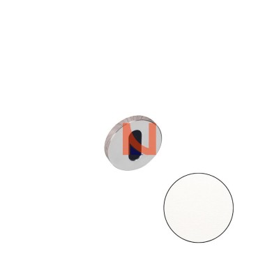 COPPIA BOCCHETTE PATENT COLOMBO DESIGN ZERO EVOLUTION BIANCO
