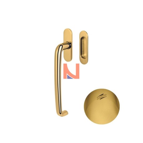 MANIGLIONE PER ALZANTE SCORREVOLE COLOMBO DESIGN ZERO EVOLUTION ORO MAT