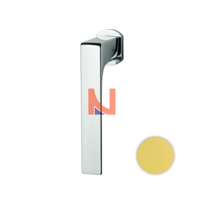 MANIGLIA PER FINESTRA DK COLOMBO DESIGN ROBOCINQUE S ZERO EVOLUTION ORO LUCIDO