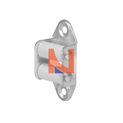 GUIDACINGHIA VERTICALE CON RULLI NYLON COLORE BIANCO