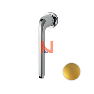 MANIGLIA PER FINESTRA DK COLOMBO DESIGN ROBOQUATTRO ZERO EVOLUTION ORO MAT