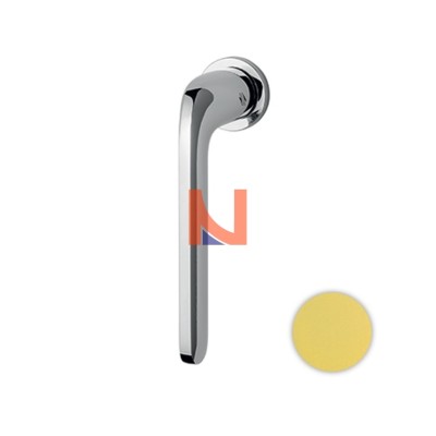 MANIGLIA PER FINESTRA DK COLOMBO DESIGN ROBOQUATTRO ZERO EVOLUTION ORO LUCIDO