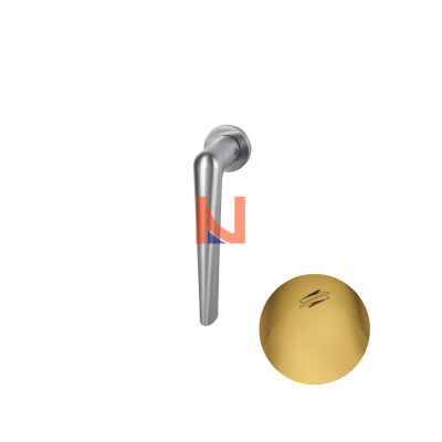 MANIGLIA PER FINESTRA DK COLOMBO DESIGN ROBOTRE ZERO EVOLUTION ORO MAT