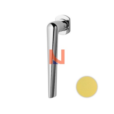 MANIGLIA PER FINESTRA DK COLOMBO DESIGN ROBOTRE ZERO EVOLUTION ORO LUCIDO