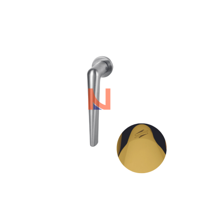MANIGLIA PER FINESTRA DK COLOMBO DESIGN ROBOTRE ZERO EVOLUTION ORO LUCIDO