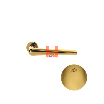 MANIGLIA PER PORTA COLOMBO DESIGN ROBOTRE  ZERO EVOLUTION ORO MAT