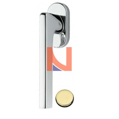 MANIGLIA PER FINESTRA DK COLOMBO DESIGN GIRA ZERO EVOLUTION ORO LUCIDO