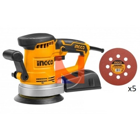 LEVIGATRICE ROTORBITALE 450W CON 5 FOGLI DI CARTA ABRASIVA – RS4508