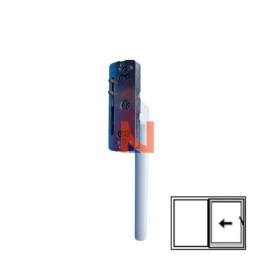 MANIGLIONE SIEGENIA PER ALZANTE SCORREVOLE RAL9003 BIANCO DX