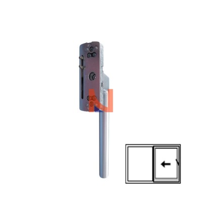 MANIGLIONE SIEGENIA PER ALZANTE SCORREVOLE EV1 ARGENTO DX
