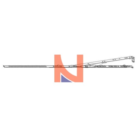 FORBICE AD ANGOLO TREND ANTA-RIBALTA GR1 LBB 601-800 MM