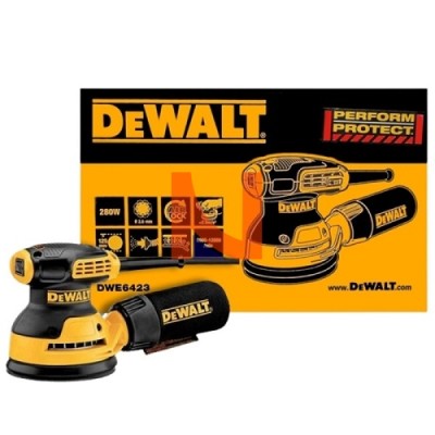 LEVIGATRICE ROTO-ORBITALE DEWALT 125MM 280W – DWE6423-QS