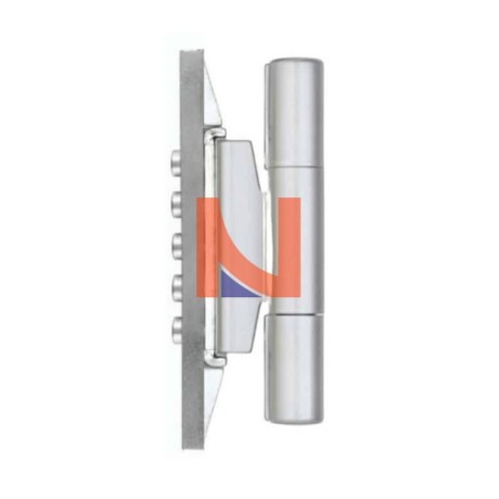 CERNIERA REGOLABILE DYNAMIC 3D Ø20 PER CAVA 16 MM, GRIGIO ARGENTO