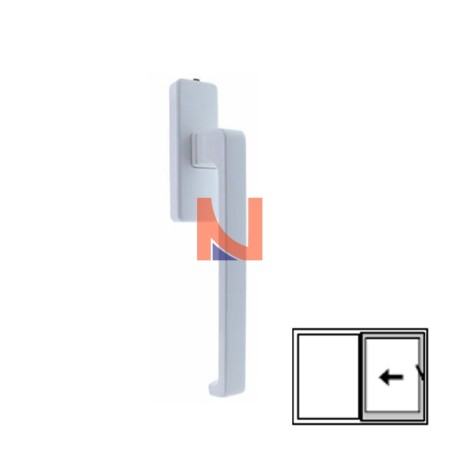 Maniglione DX bianco per complanare | GU