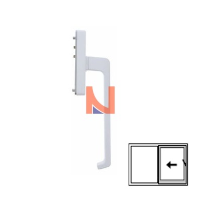 Maniglione DX bianco per complanare | GU