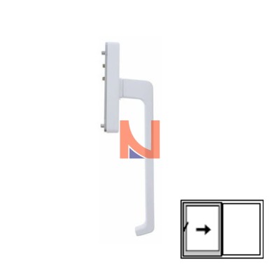 Maniglione SX bianco per complanare | GU