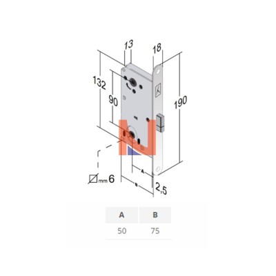 Serratura magnetica SMART Mod. D61 | Bonaiti