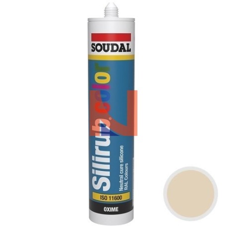 SILIRUB COLOR RAL 1015 AVORIO CHIARO – SIGILLANTE SILICONICO NEUTRO 300 ML