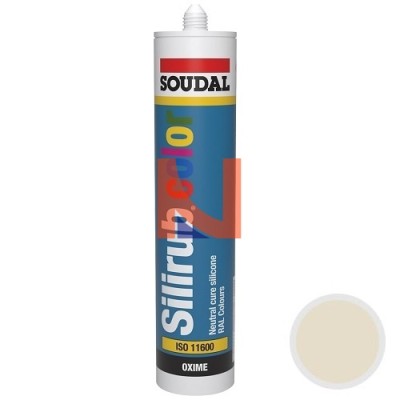 SILIRUB COLOR RAL 1013 BIANCO PERLA – SIGILLANTE SILICONICO NEUTRO 300 ML