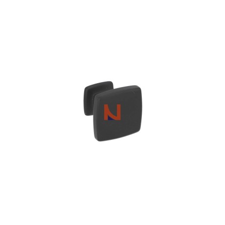 Pomolo per mobili laccato nero