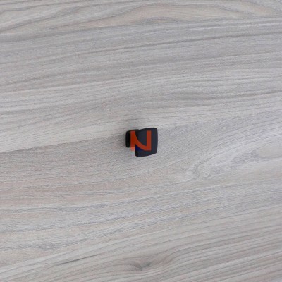 Pomolo per mobili laccato nero
