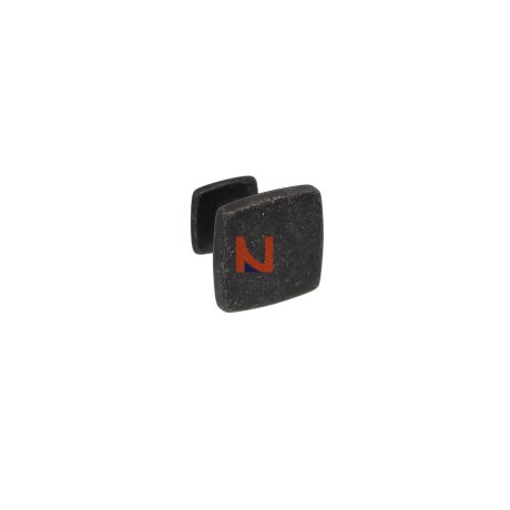 Pomolo per mobili vintage ferro nero