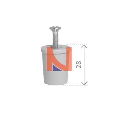 TAPPO D’ARRESTO IN PLASTICA DA 28 MM
