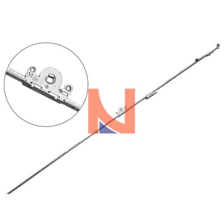 CREMONESE TREND FIX PER ANTA RIBALTA E15 DA 1001MM A 1250MM ARGENTO