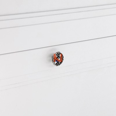 Pomolo per mobili argento vecchio brillante