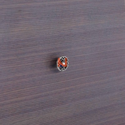 Pomolo per mobili argento vecchio brillante