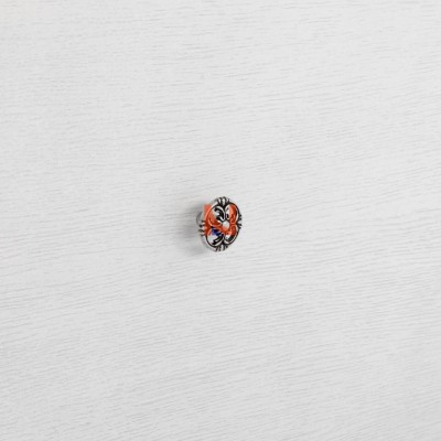 Pomolo per mobili argento vecchio brillante