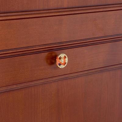Pomolo per mobili placcato oro