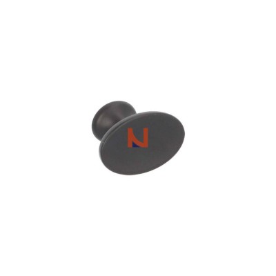 Pomolo per mobili laccato nero