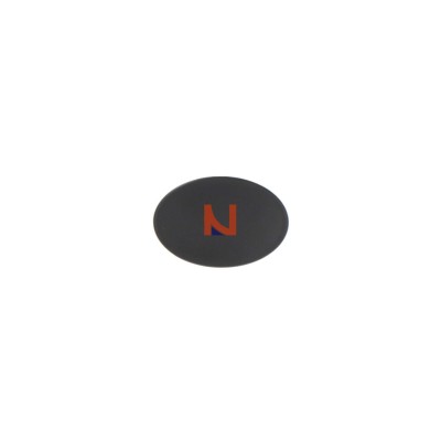 Pomolo per mobili laccato nero