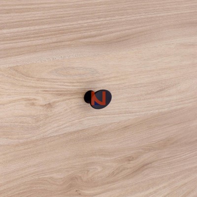 Pomolo per mobili laccato nero